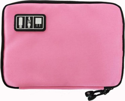 Cable and gadget organizer, Organizer for USB stick/mobile phone/cables/power bank - Light pink V1188-MS101-00160-1