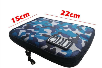 Cable and gadget organizer, Organizer for USB stick/mobile phone/cables/power bank - Light pink V1188-MS101-00160-1