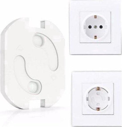Socket Security for Children | Self-Adhesive Socket Protection Safety Lock Socket | Child Lock Socket | 4 V1188-MS101-00162-1
