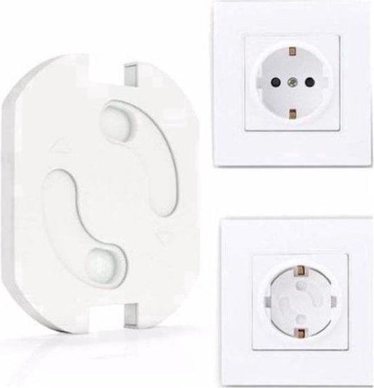 Socket Security for Children | Self-Adhesive Socket Protection Safety Lock Socket | Child Lock Socket | 4 V1188-MS101-00162-1