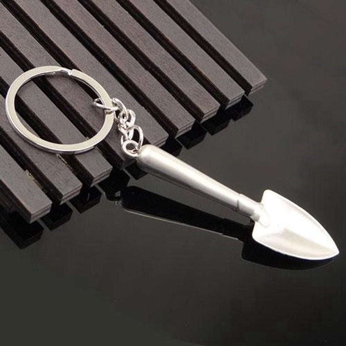 Keychain Shovel | Key Holder | Small Keychain Shovel | Silver V1188-MS101-00165-1