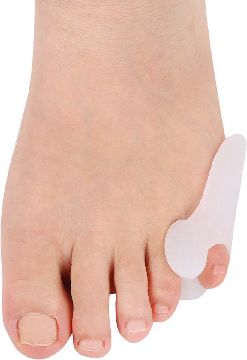 Silicone Toe Corrector Little Toe | Toe Spreader | Little Toe Protector | 1 Pair | Transparent V1188-MS101-00168-1