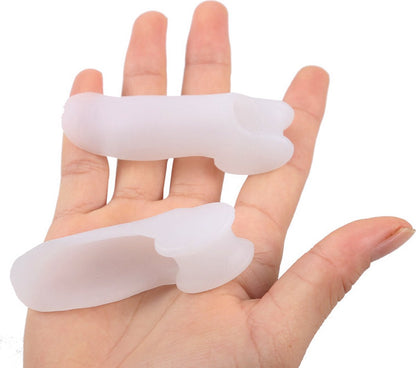 Silicone Toe Corrector Little Toe | Toe Spreader | Little Toe Protector | 1 Pair | Transparent V1188-MS101-00168-1