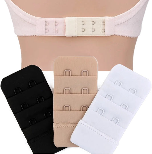Bra extender | 2 Hooks | Bra accessories | Bra extender | Bra extender | Rectangular hooks | Set of 3 | V1188-MS101-00186-1