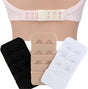 Bra extender | 2 Hooks | Bra accessories | Bra extender | Bra extender | Rectangular hooks | Set of 3 | V1188-MS101-00186-1