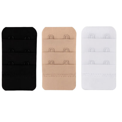 Bra extender | 2 Hooks | Bra accessories | Bra extender | Bra extender | Rectangular hooks | Set of 3 | V1188-MS101-00186-1