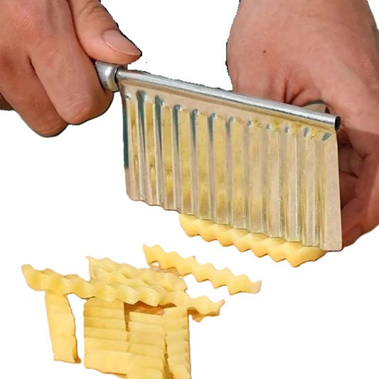 Multifunctional Kitchen Serrated Knife | Serrated Kitchen Knife | Peeler | French Fry Cutter | Potato Cutter V1188-MS101-00192-1