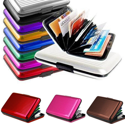 Aluminum Card Holder | Card Holder | Aluminum Wallet | Wallet | Card Holder | Red V1188-MS101-00199-1