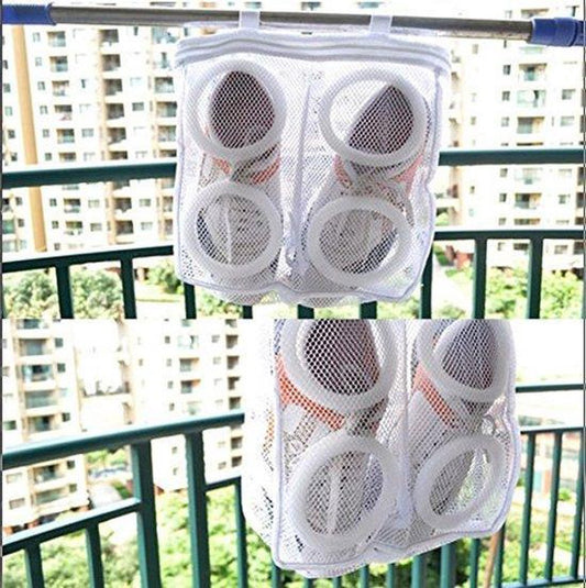 Laundry Bag for Shoes Max size 42 and Lingerie With Zipper - Hangable - Washing Machine and Dryer V1188-MS101-00200-1