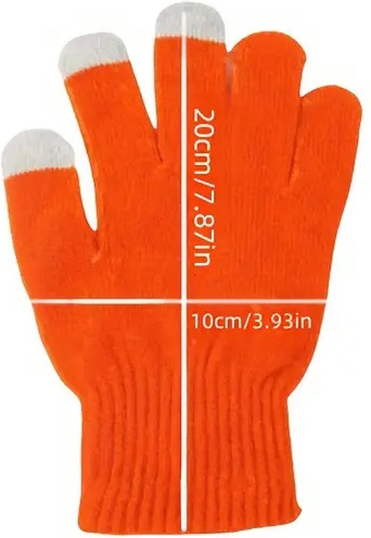 Touchscreen Gloves | Mittens | Touch Tip Gloves | Scandinavian Pattern | Unisex | For Adults | One Size | V1188-MS101-00205-1