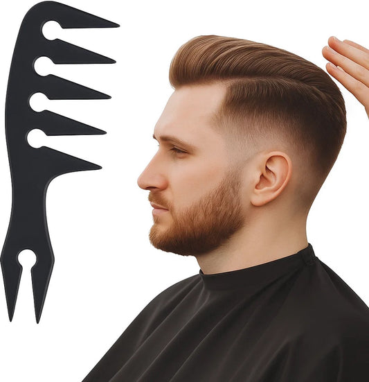 Coarse Anti-Tangle Comb | Hair Detangling | Barber Comb | Hairdresser Comb | Hair Comb | Hair Accessory | V1188-MS101-00216-1