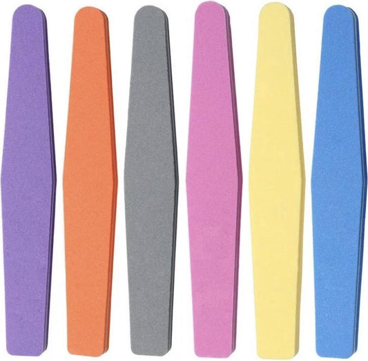 5x Files 100/180 grit | Nail buffer | Nail file | Polishing block | Nail polishing block | Buffer block | V1188-MS101-00217-1