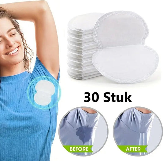 Anti-Sweat Underarm Pads | Anti-Perspirant Underarm Pads | Anti-Sweat | For Underarm Sweat | Disposable | 30 V1188-MS101-00218-1