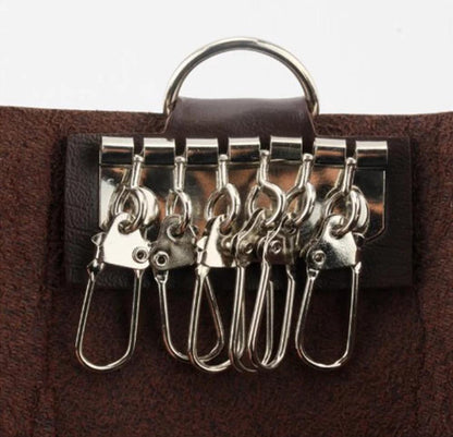 Key holder - Key wallet - Key organizer - Keychain - Leather - Brown V1188-MS101-00229-1