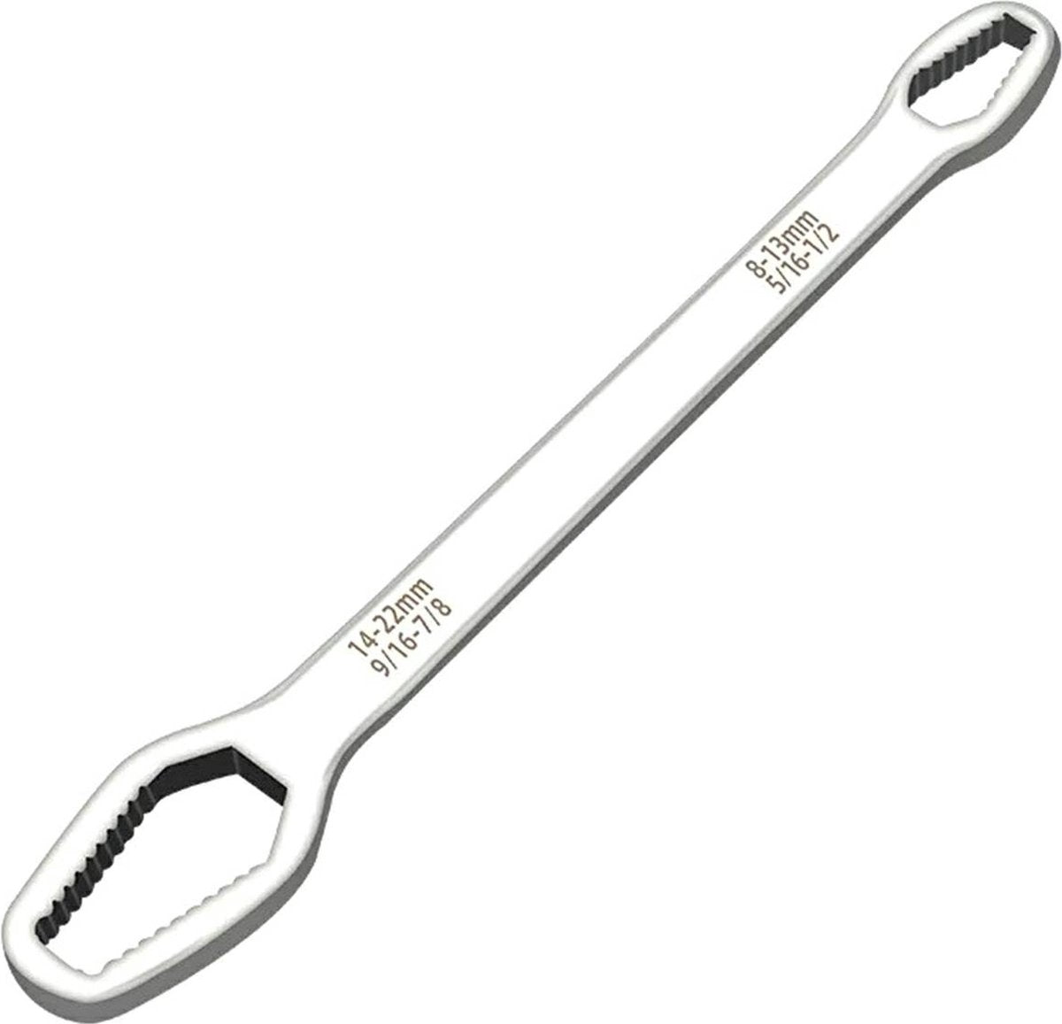 Wrench I Universal ring spanner 8-22 MM I Wrench I Adjustable I Silver V1188-MS101-00235-1