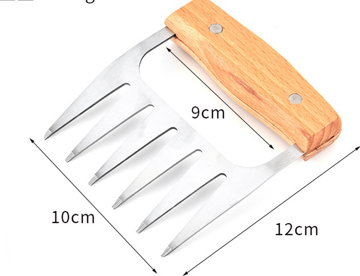 BBQ Meat Claws | Pulled Pork Claws | Pulled Chicken | Meat Claws | Set of 2 V1188-MS101-00258-1