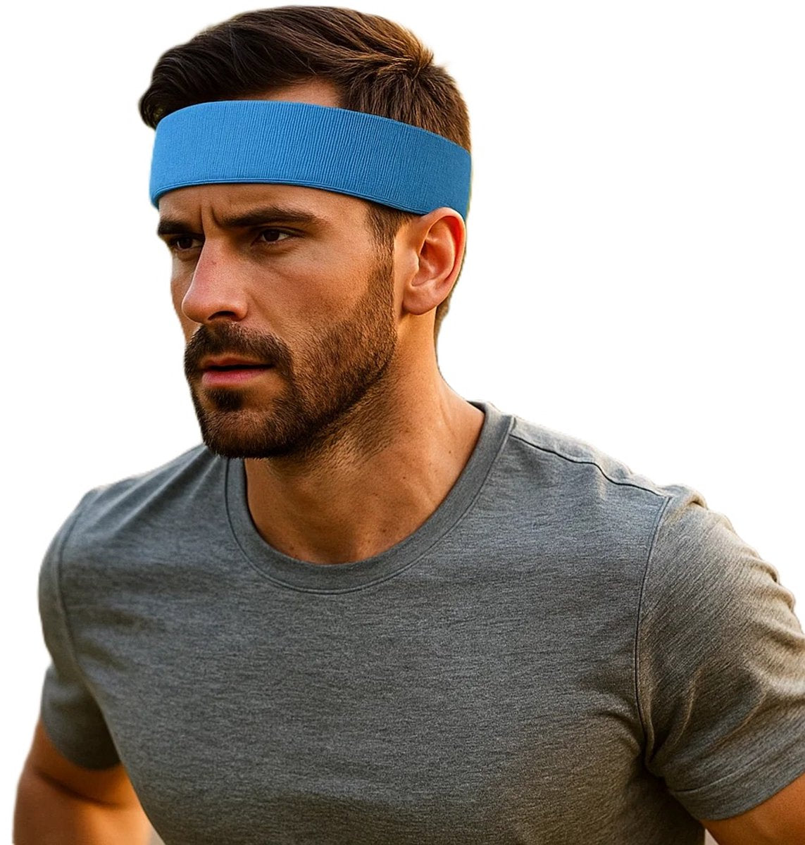 Headband | Headband | Sweatband | Sweatbands | Head | Sports band | Light blue V1188-MS101-00261-1