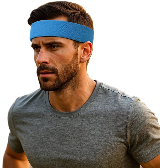 Headband | Headband | Sweatband | Sweatbands | Head | Sports band | Light blue V1188-MS101-00261-1