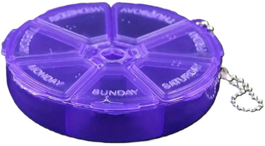 Pill box | Pill box | Medicine box | Tablet dispenser | Pill box | 7 days | Purple V1188-MS101-00264-1