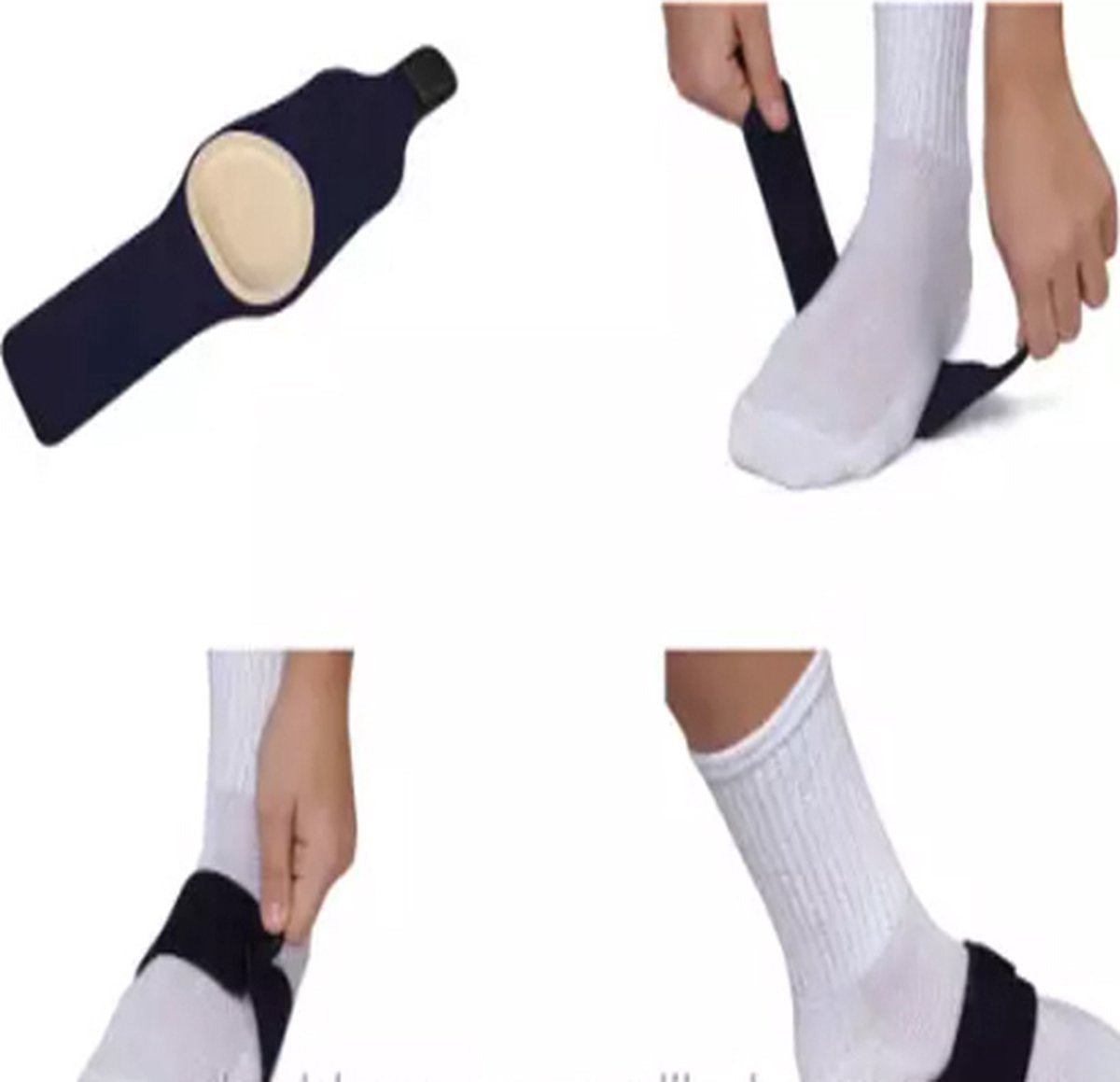 Elastic Midfoot Support Cushions | Arch Brace | Insoles for Flat Feet | Brace for Flat Feet | Adjustable | V1188-MS101-00270-1