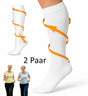 Duo Pack Compression Socks | Compression Stockings | Support Stockings | Airplane Socks | Anti-Fatigue | Size V1188-MS101-00276-1