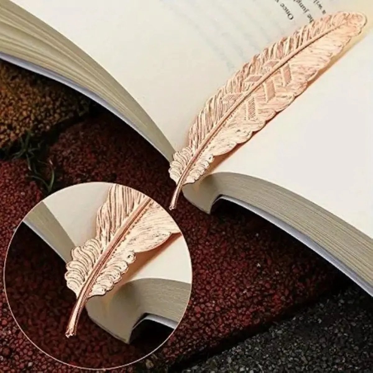 Feather Shaped Bookmark | Bookmark | Bookmark | Metal | 11.4 cm | Silver V1188-MS101-00294-1