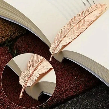 Feather Shaped Bookmark | Bookmark | Bookmark | Metal | 11.4 cm | Silver V1188-MS101-00294-1