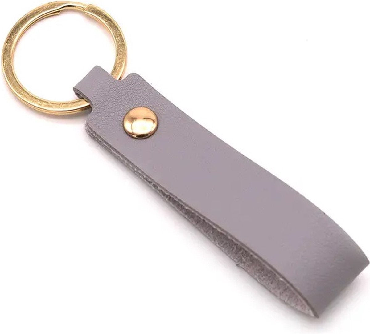 Keychain | Key Holder | PU Leather Keychain | Universal | Grey V1188-MS101-00296-1