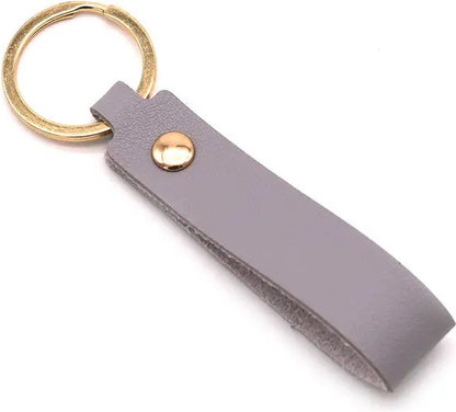 Keychain | Key Holder | PU Leather Keychain | Universal | Grey V1188-MS101-00296-1