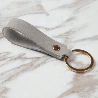 Keychain | Key Holder | PU Leather Keychain | Universal | Grey V1188-MS101-00296-1
