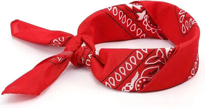 Bandana | Unisex | Farmer's Handkerchief | Headband | Red V1188-MS101-00298-1