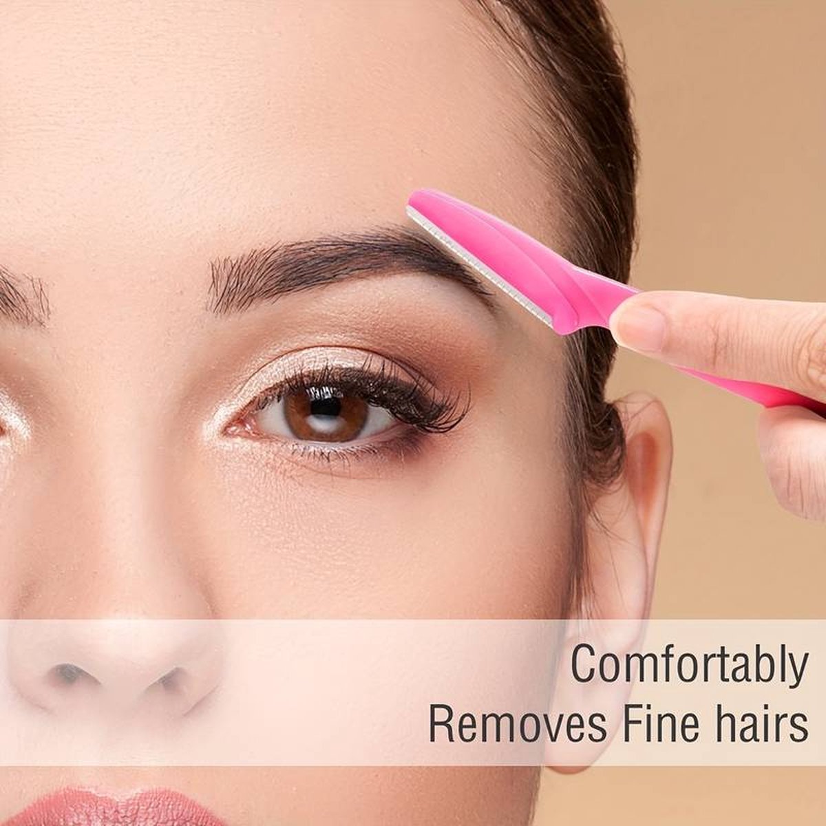 Eyebrow Scissors | Eyebrow Razor | Face Blade | Upper Lip Hair Removal | Hair Removal Blade | 3 Pieces V1188-MS101-00301-1