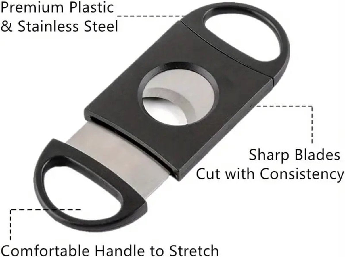 Cigar Cutter | Cigar Scissors | Cigar Cutter | Cigar Accessories | Black V1188-MS101-00303-1