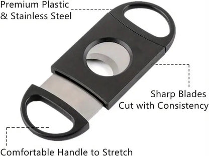 Cigar Cutter | Cigar Scissors | Cigar Cutter | Cigar Accessories | Black V1188-MS101-00303-1