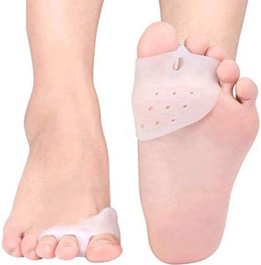 Silicone Toe Separator for 3 Toes | Bunion Protector | Forefoot Cushion | Hallux Valgus Pain Relief | For V1188-MS101-00308-1