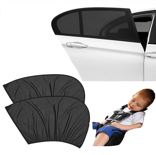 2 Pieces Car Sunshade | Car Sunshade | UV Protection SPF 30 | Rear Window Screen Sun Protection | Sunshade | V1188-MS101-00316-1