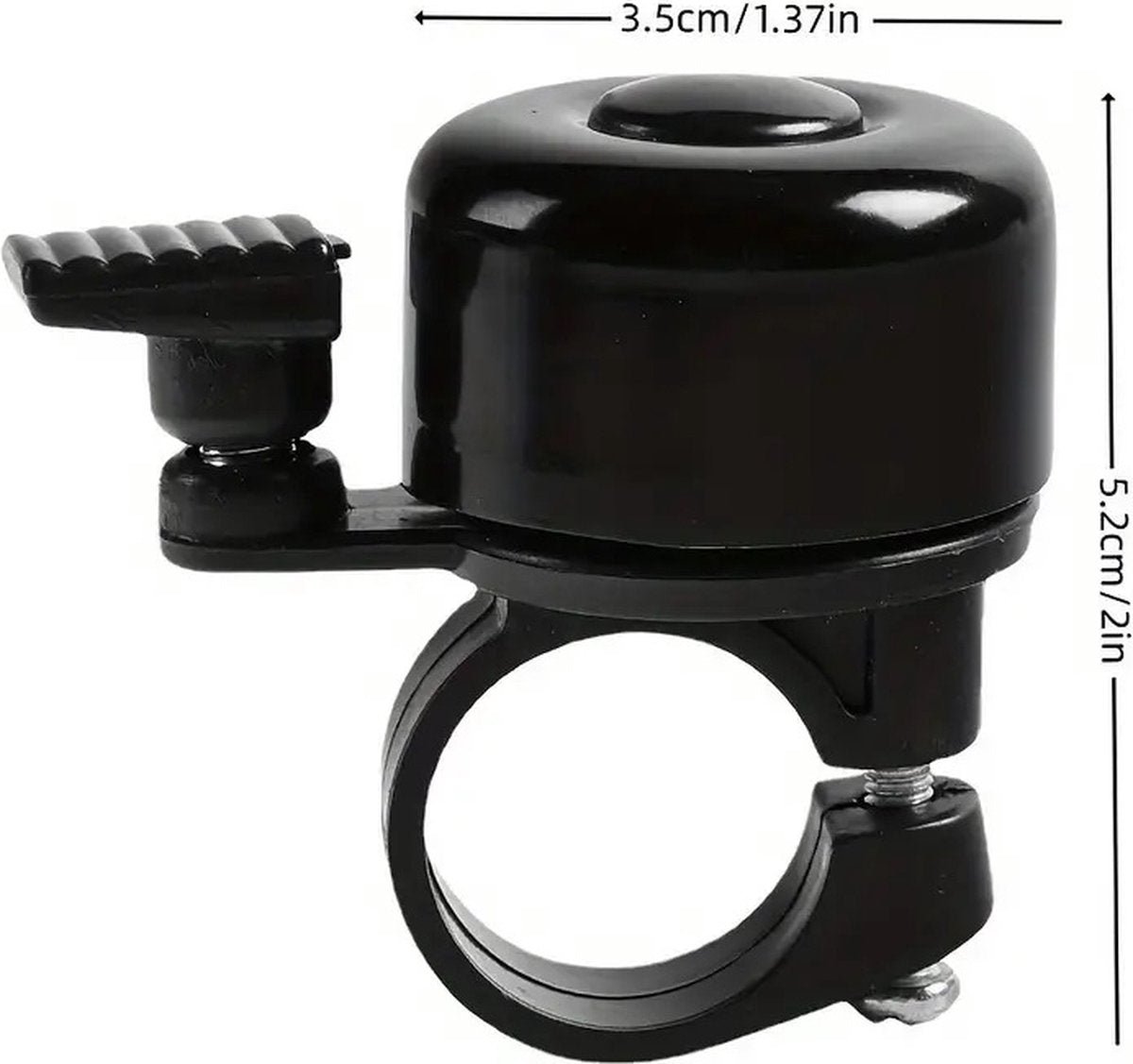 Bicycle Bell | Children's Bicycle Bell | Mini Bicycle Bell | 24 mm | Universal | Aluminum | Grooved Handle | V1188-MS101-00321-1
