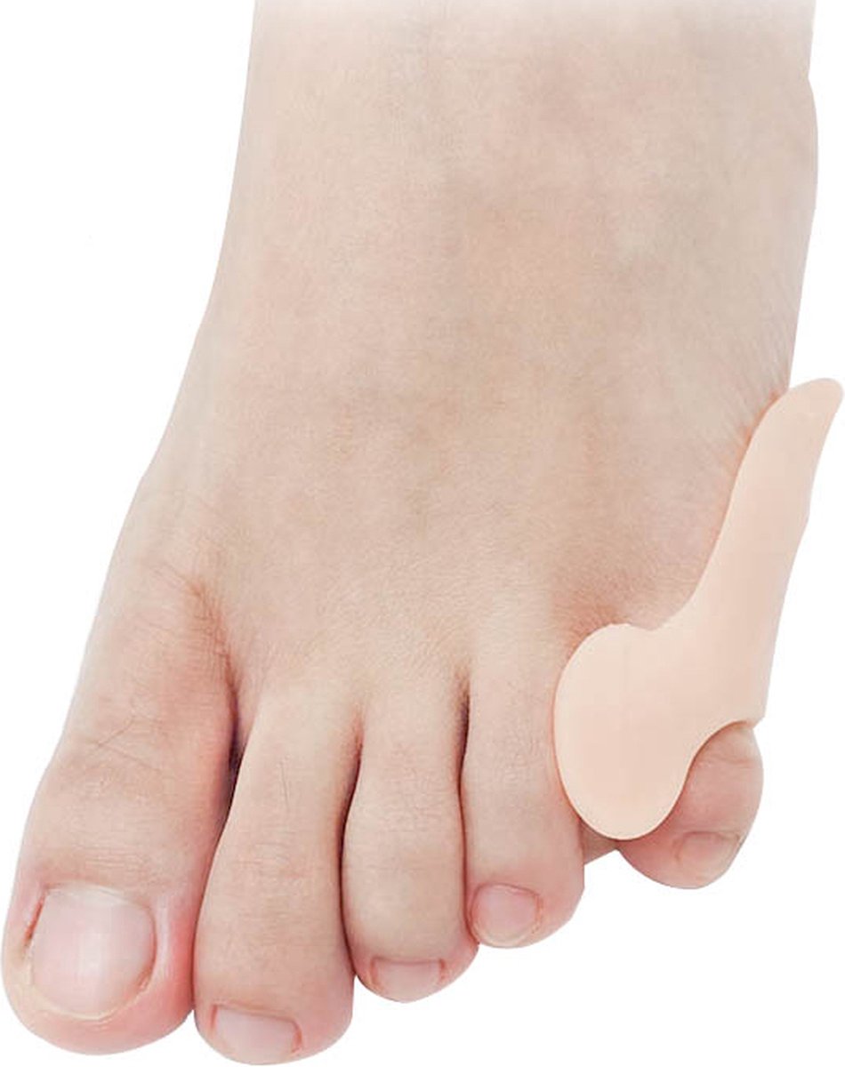 Silicone Toe Corrector Little Toe | Toe Spreader | Little Toe Protector | 1 Pair | Beige V1188-MS101-00325-1