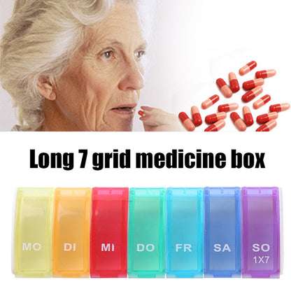 Pill Box | Pill Box | Medicine Box | Pill Box | 7 Days | 1 Week | Monday to Sunday | Multicolor V1188-MS101-00326-1