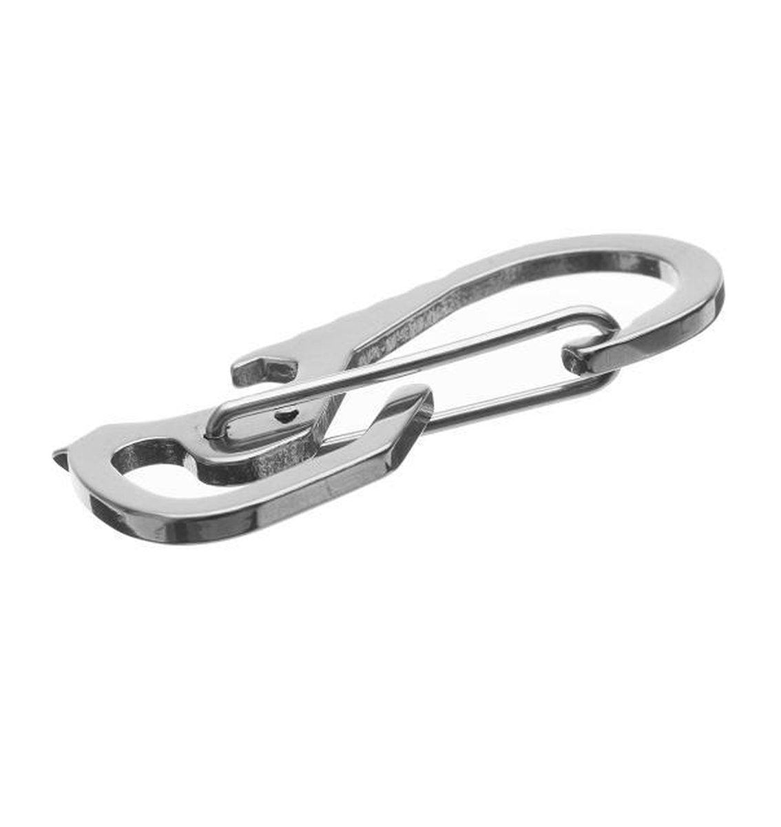 Carabiner / keychain with bottle opener - Silver V1188-MS101-00331-1