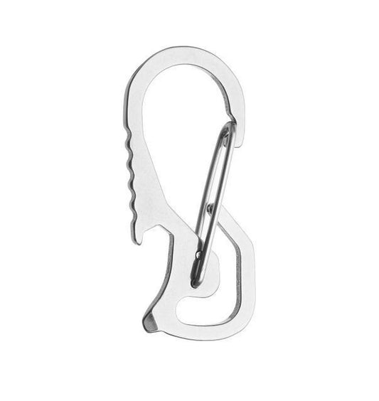 Carabiner / keychain with bottle opener - Silver V1188-MS101-00331-1