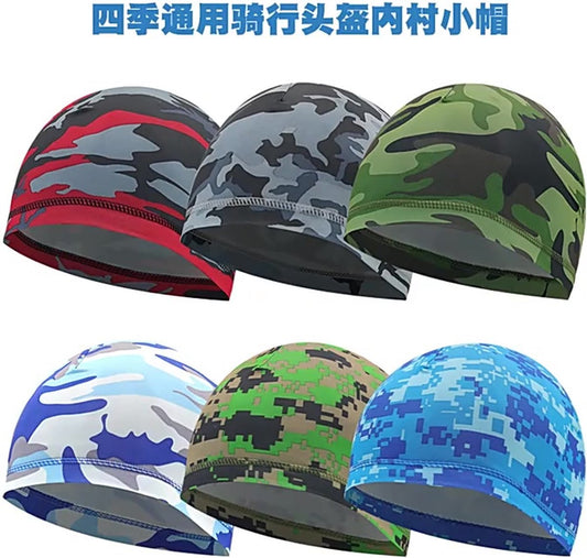 Motorcycle Beanie | Camouflage Cycling Beanie | Helmet Beanie | Bandana | Ventilated | Motorcycle Accessories V1188-MS101-00339-1