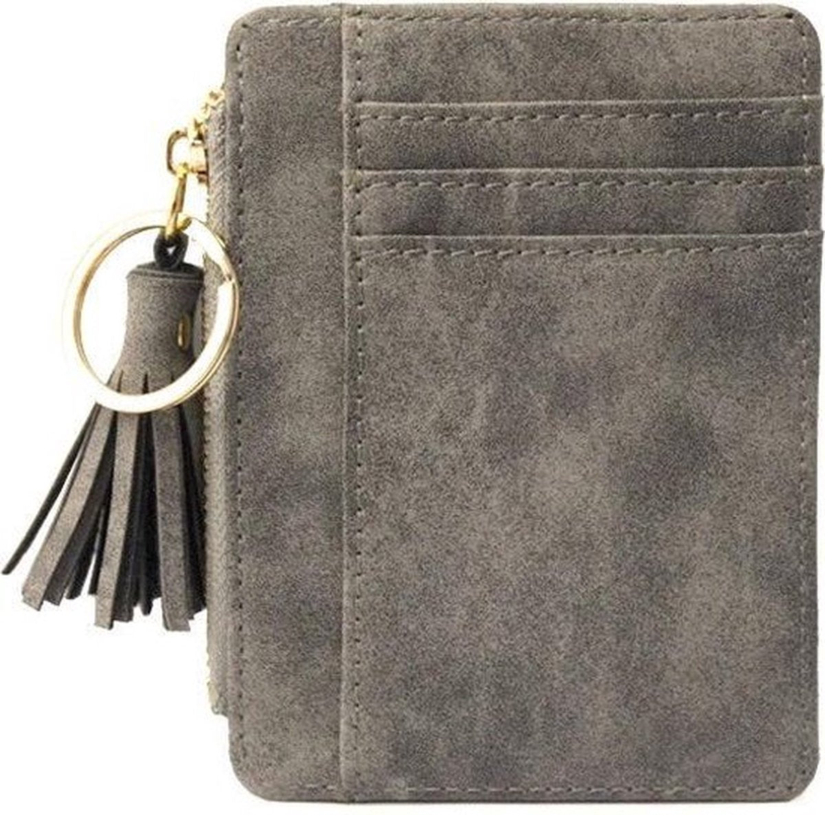 Wallet | Wallets | Credit Card Holder | With Cash Compartment | Card Holder | Card Holder | Gray V1188-MS101-00343-1