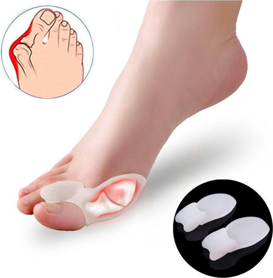 4x silicone big toe corrector/spreader (hallus valgus) V1188-MS101-00348-1
