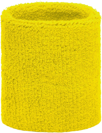 Yellow wrist sweatband V1188-MS101-00349-1