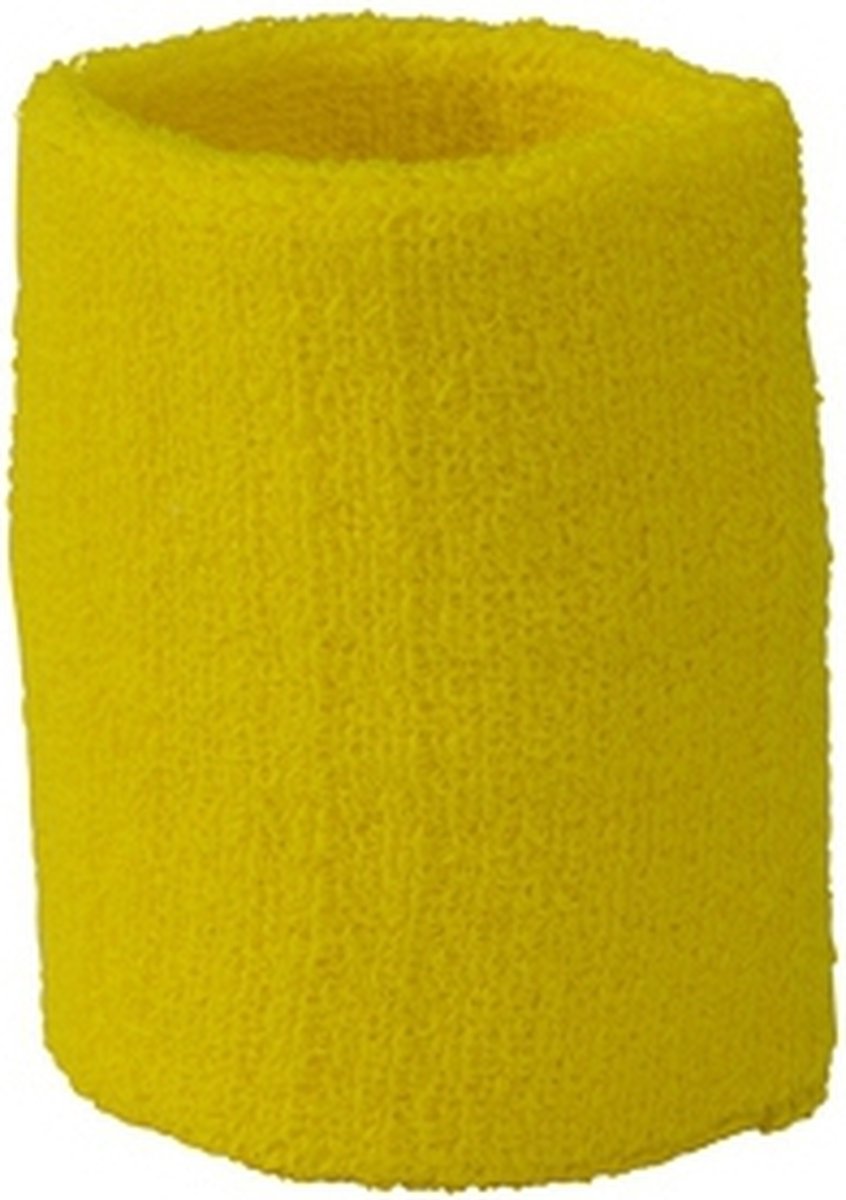 Yellow wrist sweatband V1188-MS101-00349-1