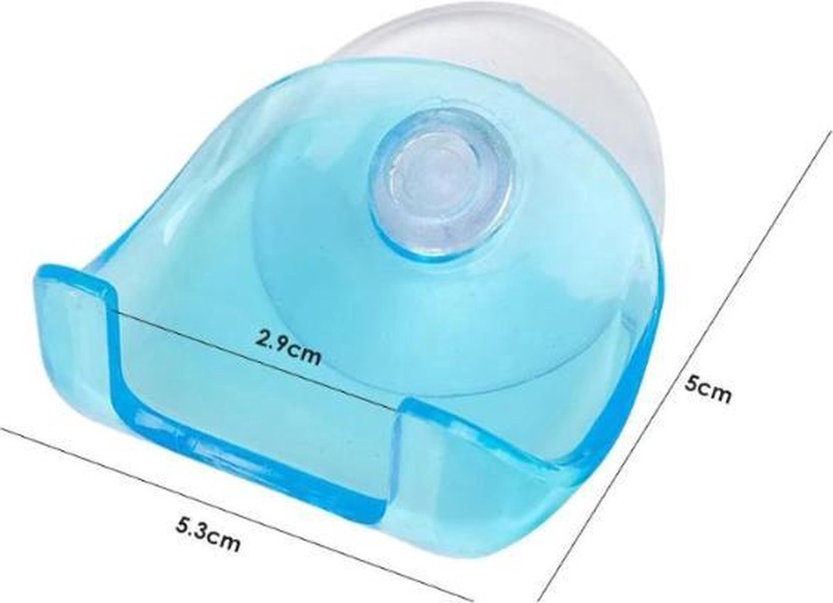 Self-Adhesive Razor Holder | Razor Tray | Self-Adhesive Razor Holder | Hook for Razor | Hanging Razor | Blue V1188-MS101-00353-1