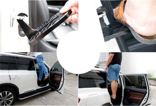 Car Roof Box Step | Door Step | Bike Carrier | Roof Rack | Includes Safety Hammer | Universal | Aluminum | V1188-MS101-00355-1