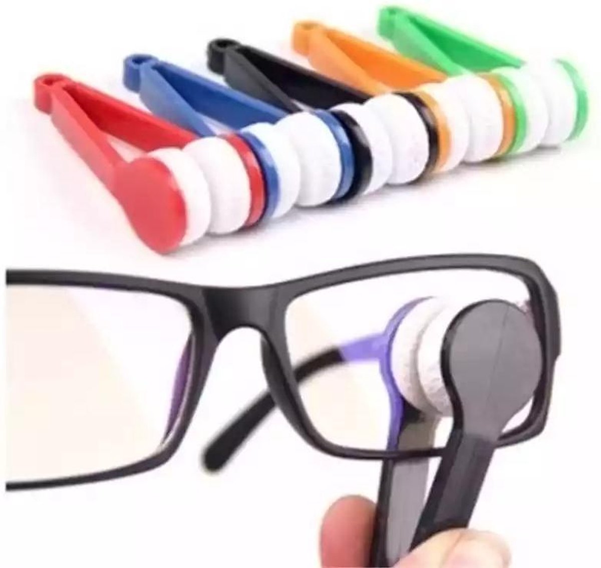 Double-sided glasses cleaning cloth | Microfiber cleaning cloth | Clean the inside and outside of the lenses V1188-MS101-00358-1