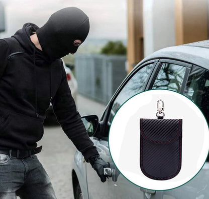 Carbon fiber key fob protector | Car Key Protector | Keyless Entry Protective Case | RFID Protective Case | V1188-MS101-00362-1